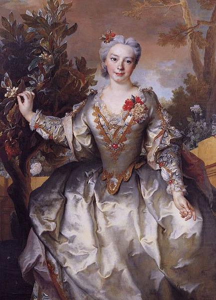 Nicolas de Largilliere Portrait of Louise-Madeleine Bertin, Countess of Montchal china oil painting image